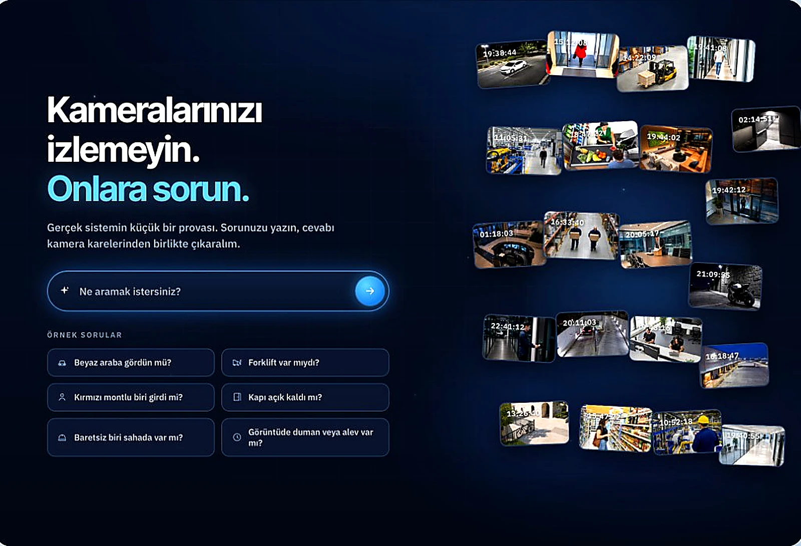 EyeQ arama deneyimi ekran önizlemesi